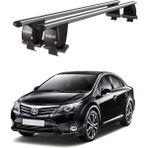 Today Auto Royal Toyota Avensis (2009-2011) Uyumlu Gri Kilitli Ara Atkı Port Bagaj Tavan Barı - Kilitli tavan barı