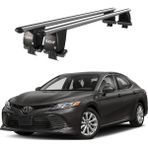 Today Auto Royal Toyota Camry (2017 ve Sonrası) Uyumlu Gri Kilitli Ara Atkı Port Bagaj Tavan Barı - Gri kilitli tavan barı