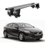 Today Auto Royal Volvo V40 (2012-2016) Uyumlu Gri Kilitli Ara Atkı Port Bagaj Tavan Barı - Kilitli tavan barı
