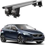 Today Auto Royal Volvo V40 (2016 ve Sonrası) Uyumlu Gri Kilitli Ara Atkı Port Bagaj Tavan Barı - Kilitli tavan barı