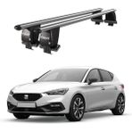 Today Auto Seat Leon (Mk4) Ara Atkı (2020 ve Sonrası) Oluksuz Kilitli Ara Atkı Port Bagaj Tavan Barı - Gri