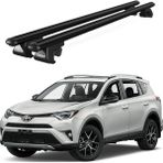 Today Auto Toyota Rav4 XA40 (2013-2018) Uyumlu Siyah Ara Atkı Port Bagaj Tavan Barı - Tavan barı seti