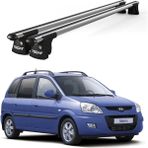 Today Auto Trio-I Hyundai Matrix (2001-2010) Uyumlu Kilitli Ara Atkı 120CM Port Bagaj Tavan Barı - Gri