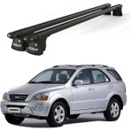 Today Auto Trio-I Kia Sorento (2007-2009) Uyumlu Siyah Kilitli Ara Atkı 120CM Port Bagaj Tavan Barı - Kilitli tavan barı