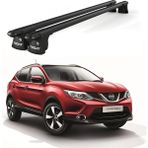 Today Auto Trio-I Missan Qashqai +2 (2008-2013) Uyumlu Siyah Kilitli Ara Atkı 135CM Port Bagaj Tavan Barı - kilitli tavan barı