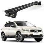 Today Auto Trio-I Missan Qashqai (2008-2013) Uyumlu Siyah Kilitli Ara Atkı 135CM Port Bagaj Tavan Barı
