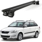 Today Auto Trio-I Skoda Fabia Kombi (2000-2007) Uyumlu Siyah Kilitli Ara Atkı 120CM Port Bagaj Tavan Barı - Kilitli tavan barı