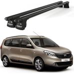 Today Auto Trio-Iı Dacia Lodgy (2012 ve Sonrası) Uyumlu Siyah Kilitli Ara Atkı 135CM Port Bagaj Tavan Barı