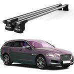 Today Auto Trio-Iı Jaguar Xf KOMBI(2013 ve Sonrası) Uyumlu Kilitli Ara Atkı 120CM Port Bagaj Tavan Barı - Gri