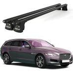 Today Auto Trio-Iı Jaguar Xf KOMBI(2013 ve Sonrası) Uyumlu Siyah Kilitli Ara Atkı 120CM Port Bagaj Tavan Barı - kilitli tavan barı