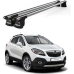 Today Auto Trio-Iı Opel Mokka (2012 ve Sonrası) Uyumlu Kilitli Ara Atkı 120CM Port Bagaj Tavan Barı - Gri