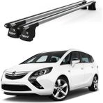 Today Auto Trio-Iı Opel Zafira C Mpv (2012-2017) Uyumlu Kilitli Ara Atkı 120CM Port Bagaj Tavan Barı - Gri
