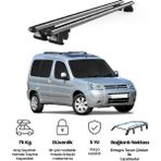 Today Auto Venüs Citroen Berlingo (2003-2007) Uyumlu Gri Ara Atkı Port Bagaj Tavan Barı - Citroen Berlingo 2003-2007 uyumlu