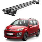 Today Auto Venüs Citroen C3 Picasso (2007-2017) Uyumlu Gri Ara Atkı Port Bagaj Tavan Barı - Citroen C3 Picasso uyumlu