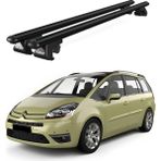 Today Auto Venüs Citroen C4 Picasso (2006-2012) Uyumlu Siyah Ara Atkı Port Bagaj Tavan Barı - Citroen C4 Picasso uyumlu