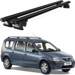 Today Auto Venüs Dacia Logan Mcv 5d (2007-2013) Uyumlu Siyah Ara Atkı Port Bagaj Tavan Barı - Dacia Logan Mcv 2007-2013