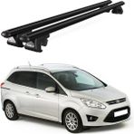 Today Auto Venüs Ford Grand C-Max (2010-2019) Uyumlu Siyah Ara Atkı Port Bagaj Tavan Barı - Ford Grand C-Max uyumlu
