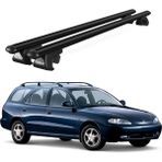 Today Auto Venüs Hyundai Elantra (1996-1999) Uyumlu Siyah Ara Atkı Port Bagaj Tavan Barı - Hyundai Elantra 1996-1999 uyumlu