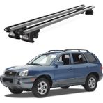 Today Auto Venüs Hyundai Santa Fe (2000-2006) Uyumlu Gri Ara Atkı Port Bagaj Tavan Barı - Hyundai Santa Fe uyumlu