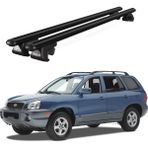 Today Auto Venüs Hyundai Santa Fe (2000-2006) Uyumlu Siyah Ara Atkı Port Bagaj Tavan Barı - Hyundai Santa Fe 2000-2006 uyumlu