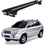 Today Auto Venüs Hyundai Tucson (2004-2010) Uyumlu Siyah Ara Atkı Port Bagaj Tavan Barı - Hyundai Tucson uyumlu