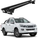 Today Auto Venüs Isuzu D-Max (2012-2019) Uyumlu Siyah Ara Atkı Port Bagaj Tavan Barı - Isuzu D-max uyumlu