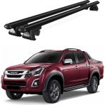 Today Auto Venüs Isuzu D-Max (2013-2020) Uyumlu Siyah Ara Atkı Port Bagaj Tavan Barı - Isuzu D-Max uyumlu