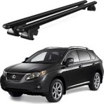 Today Auto Venüs Lexus Rx 350 Iıı AL10 Pre-Fl (2012-2015) Uyumlu Siyah Ara Atkı Port Bagaj Tavan Barı - Siyah tavan barı