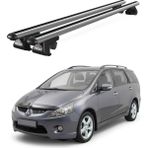 Today Auto Venüs Mitsubishi Grandis (2003-2011) Uyumlu Gri Ara Atkı Port Bagaj Tavan Barı - Tavan barı seti