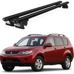 Today Auto Venüs Mitsubishi Outlander (2006-2012) Uyumlu Siyah Ara Atkı Port Bagaj Tavan Barı - Mitsubishi Outlander uyumlu