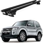 Today Auto Venüs Mitsubishi Pajero 3D (2006-2011) Uyumlu Siyah Ara Atkı Port Bagaj Tavan Barı