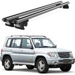 Today Auto Venüs Mitsubishi Pajero Io 5d (1998-2007) Uyumlu Gri Ara Atkı Port Bagaj Tavan Barı - Pajero Io 5D uyumlu