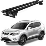Today Auto Venüs Nissan X-Trail (2014-2020) Uyumlu Siyah Ara Atkı Port Bagaj Tavan Barı - Nissan X-Trail uyumlu