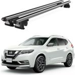 Today Auto Venüs Nissan X-Trail (2014-2022) Uyumlu Gri Ara Atkı Port Bagaj Tavan Barı - Nissan X-Trail uyumlu