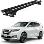 Today Auto Venüs Nissan X-Trail (2014-2022) Uyumlu Siyah Ara Atkı Port Bagaj Tavan Barı - Nissan X-Trail uyumlu