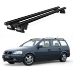 Today Auto Venüs Opel Astra G Station Wagon (1998-2004) Uyumlu Siyah Ara Atkı Port Bagaj Tavan Barı - Siyah tavan barı