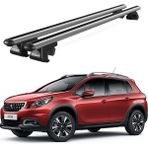 Today Auto Venüs Peugeot 2008 (2013-2020) Uyumlu Gri Ara Atkı Port Bagaj Tavan Barı - Gri tavan barı