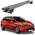 Today Auto Venüs Renault Clio Iv Sportour (2012-2019) Uyumlu Gri Ara Atkı Port Bagaj Tavan Barı - Renault Clio IV Sportour uyumlu