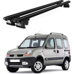 Today Auto Venüs Renault Kangoo (1997-2007) Uyumlu Siyah Ara Atkı Port Bagaj Tavan Barı - Renault Kangoo uyumlu