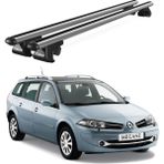 Today Auto Venüs Renault Megane Station Wagon (2002-2009) Uyumlu Gri Ara Atkı Port Bagaj Tavan Barı