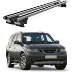 Today Auto Venüs Saab 9_7X (2004-2009) Uyumlu Gri Ara Atkı Port Bagaj Tavan Barı - Gri tavan barı