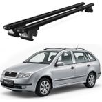 Today Auto Venüs Skoda Fabia Station Wagon (2000-2007) Uyumlu Siyah Ara Atkı Port Bagaj Tavan Barı - Skoda Fabia Station Wagon uyumlu
