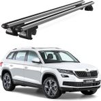 Today Auto Venüs Skoda Kodiaq (2017-2023) Uyumlu Gri Ara Atkı Port Bagaj Tavan Barı - Skoda Kodiaq uyumlu