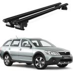 Today Auto Venüs Skoda Octavia Scout (2007-2013) Uyumlu Siyah Ara Atkı Port Bagaj Tavan Barı - Skoda Octavia Scout uyumlu