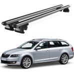 Today Auto Venüs Skoda Octavia Wagon (2013 ve Sonrası) Uyumlu Gri Ara Atkı Port Bagaj Tavan Barı - Skoda Octavia Wagon uyumlu