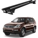 Today Auto Venüs Ssangyong Rexton Y290 (2012-2017) Uyumlu Siyah Ara Atkı Port Bagaj Tavan Barı - Ssangyong Rexton 2012-2017