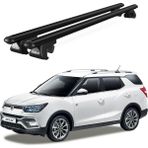 Today Auto Venüs Ssangyong Xlv (2016 ve Sonrası) Uyumlu Siyah Ara Atkı Port Bagaj Tavan Barı - Ssangyong XLV uyumlu