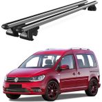 Today Auto Venüs Volkswagen Caddy Van (2003-2015) Uyumlu Gri Ara Atkı Port Bagaj Tavan Barı - Volkswagen Caddy Van uyumlu