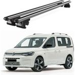 Today Auto Venüs Volkswagen Caddy Van (2015 ve Sonrası) Uyumlu Gri Ara Atkı Port Bagaj Tavan Barı - Volkswagen Caddy uyumlu