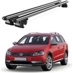 Today Auto Venüs Volkswagen Passat Alltrack B7 (2008 ve Sonrası) Uyumlu Gri Ara Atkı Port Bagaj Tavan Barı - Volkswagen Passat Alltrack uyumlu